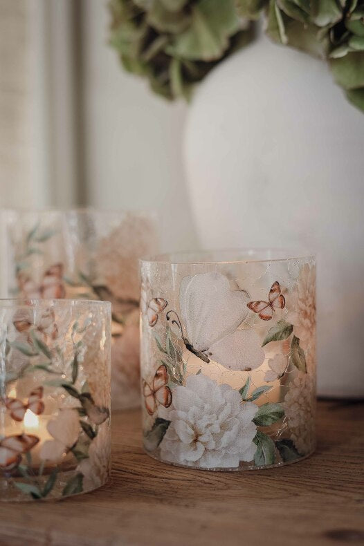 Ljuslykta | Hortensia & Butterflies | Majas Cottage