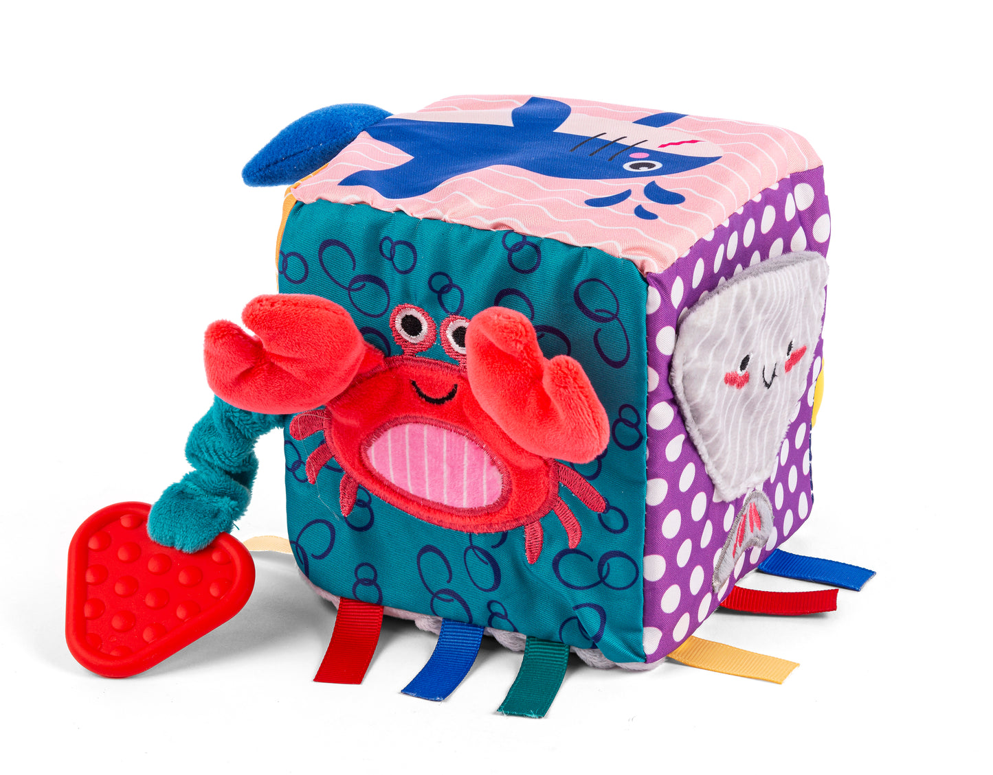 Aktivitetskub i Tyg | Mjuk lek för nyfikna små händer