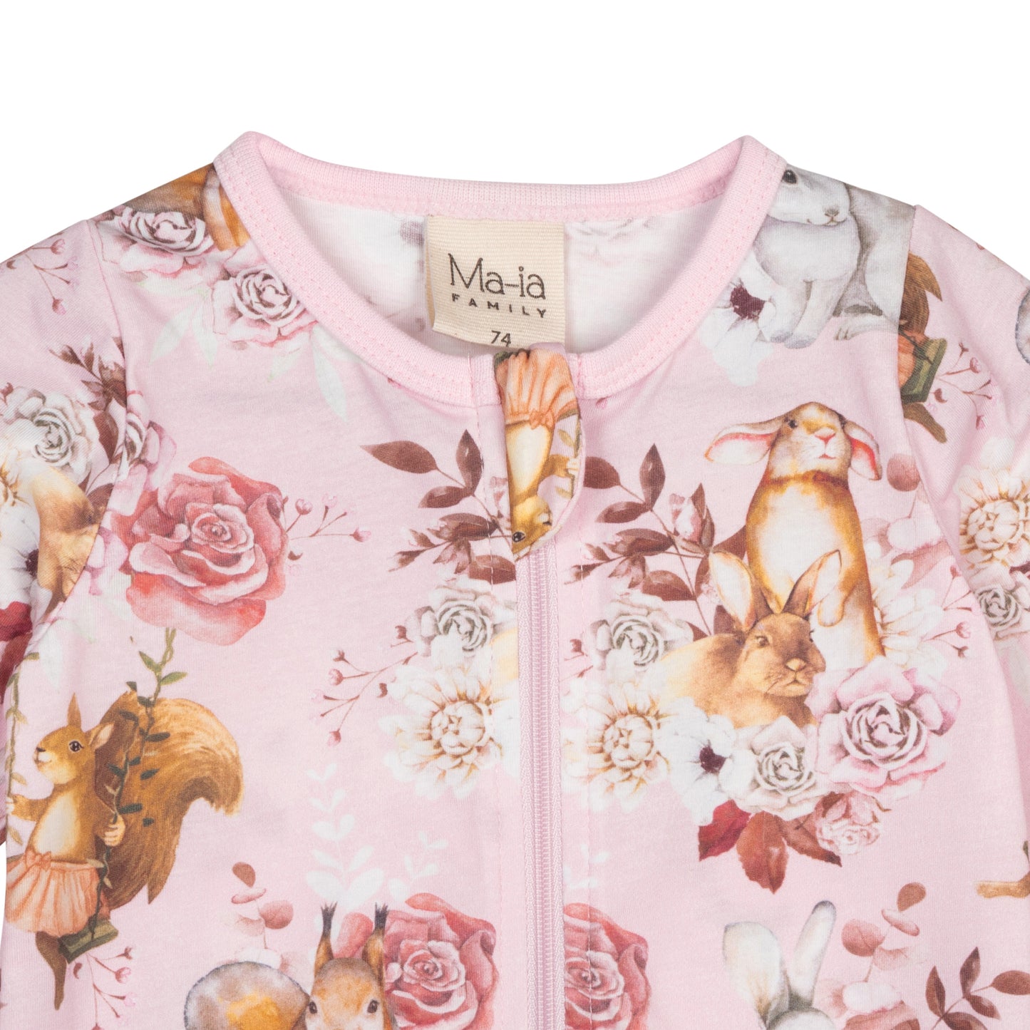 Pyjamas | Skogsdjur | Rosa