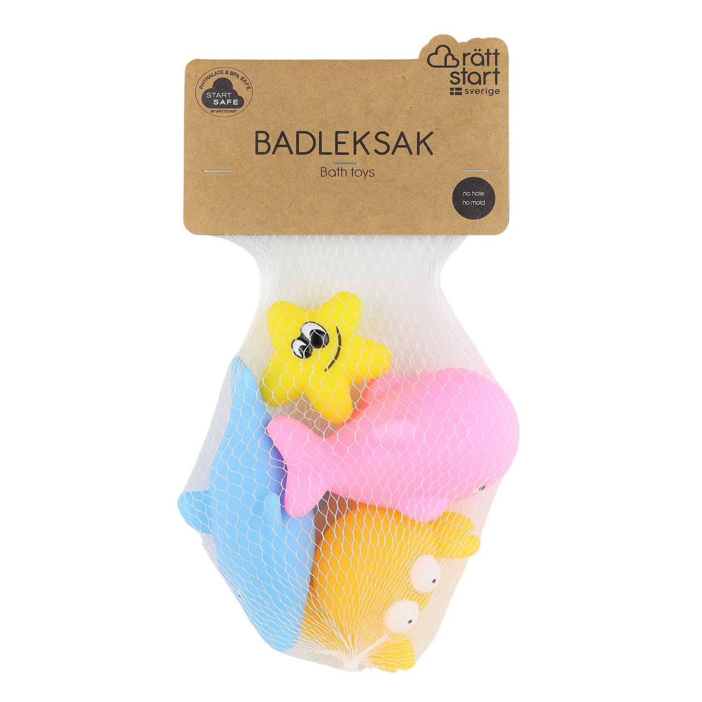 Badleksak | Koralldjur 4-pack