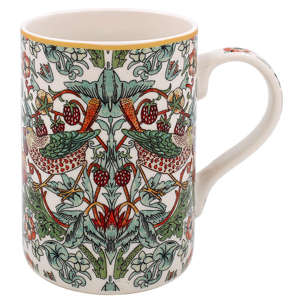 Mugg | W Morris White Strawberry Thief