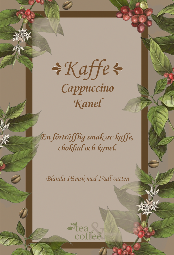 Kaffe | Cappuccino |Kanel