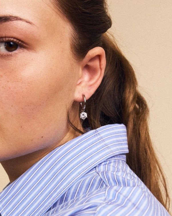 Örhänge | Crown Hoops L | Edblad