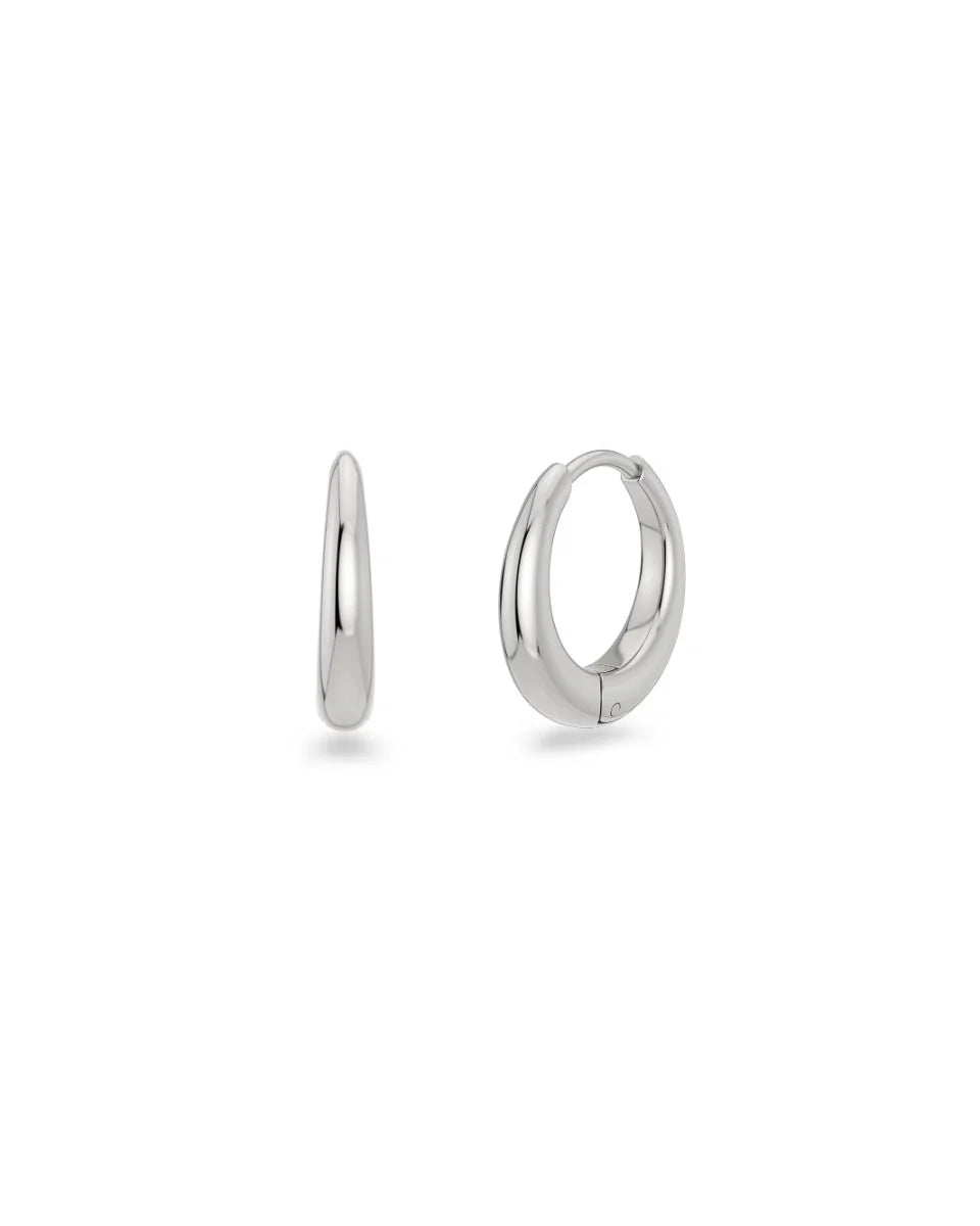 Örhänge | Charmentity Hoops Stål | Edblad