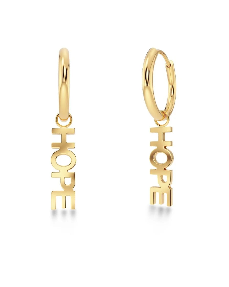 Örhänge | Hoops | Love/Hope | Edblad