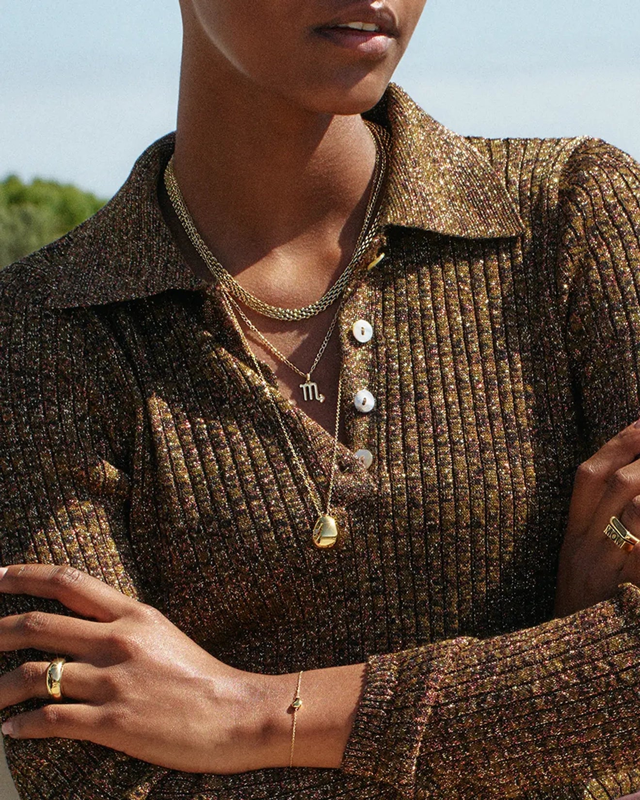 Halsband | Lulu L Gold | Edblad