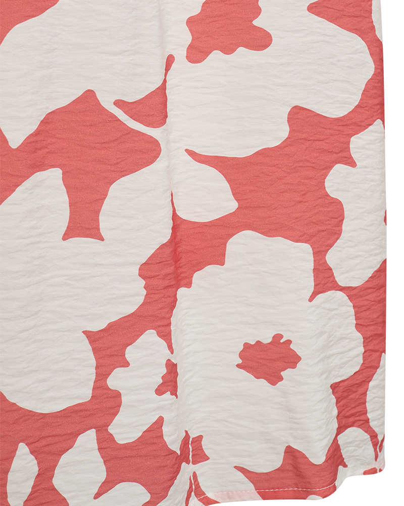 Blommig blus | FQMaline | Korall