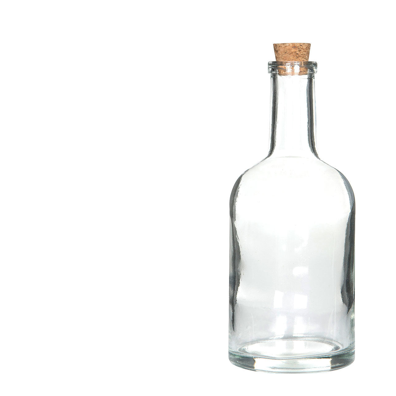 Glasflaska med kork