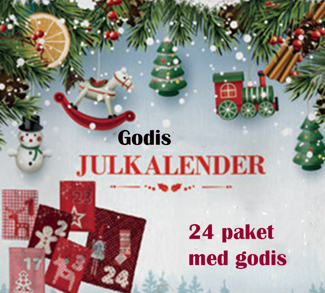 julkalender adventskalender barn med godis