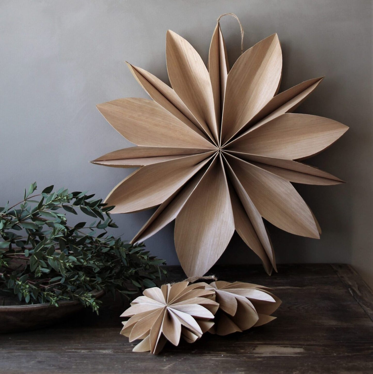 wood snowflake m