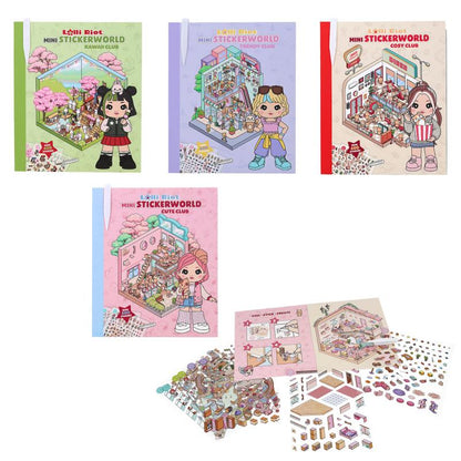 Lolli Riot Mini Sticker World | Kreativt Stickerpyssel