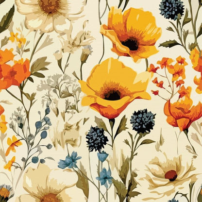 Servett | Blommor Höst