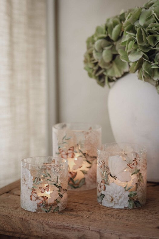 Ljuslykta | Hortensia & Butterflies | Majas Cottage