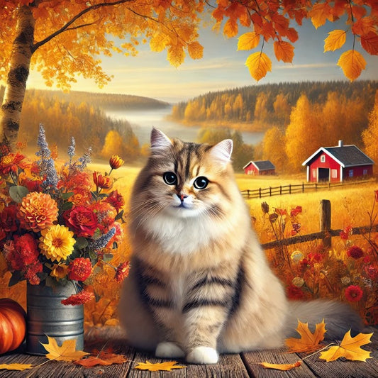 Servett | Katt |Matservett