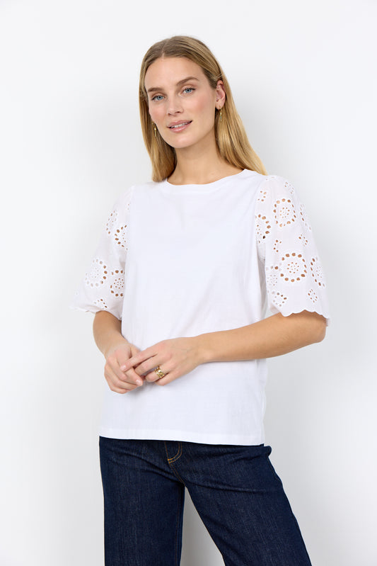T-shirt | SC-Loraine | Spetsdetaljer | Flera färger