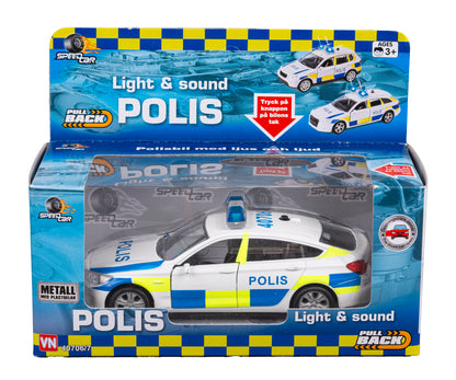 Polisbil med ljus och ljud | Leksaksfordon