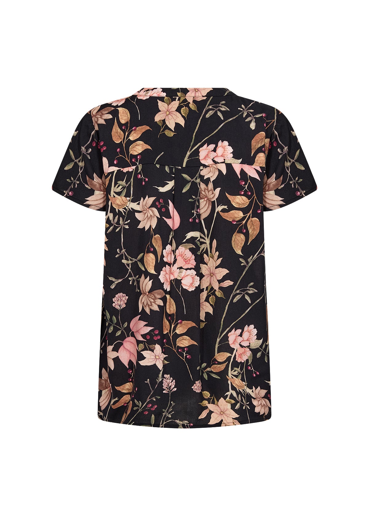 Blus | SC-Grace 1 | Mörk blommig