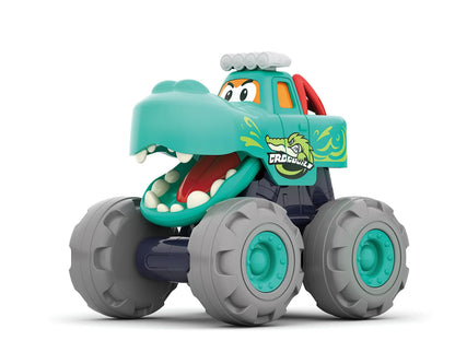 Monstertruck med djurhuvud
