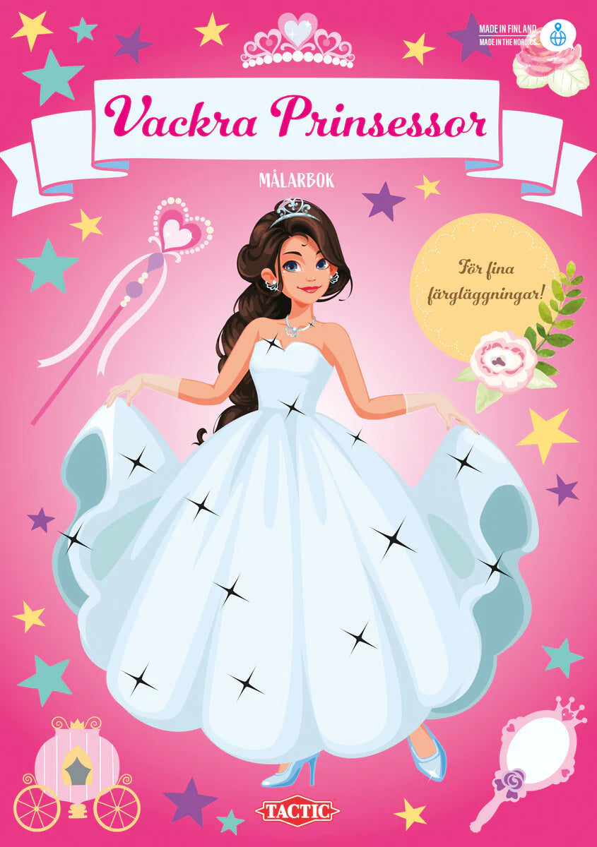 Målarbok | Vackra Prinsessor