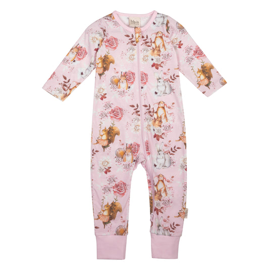 Pyjamas | Skogsdjur | Rosa