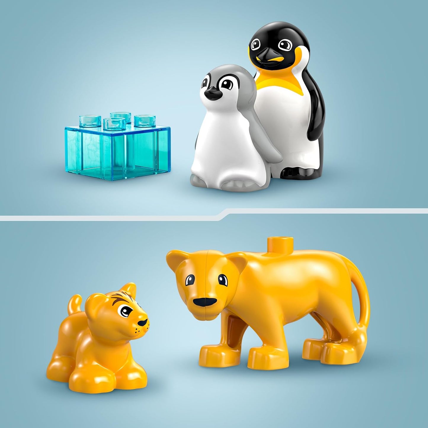 Lego Duplo | Wild animal familie: Penguins & lions | 10 bitar | 2+ år