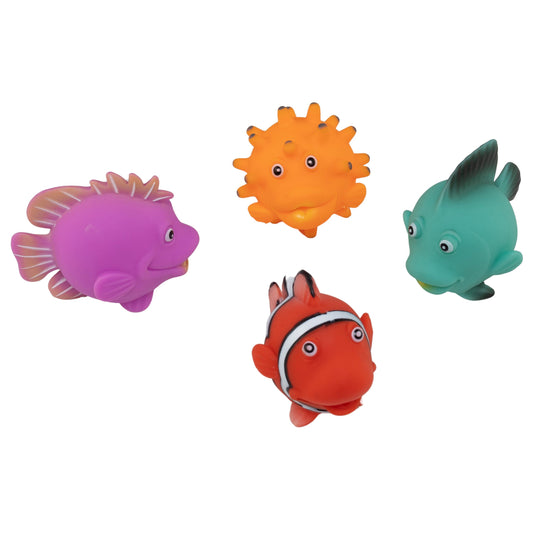 Badleksak |Fisk 4-pack