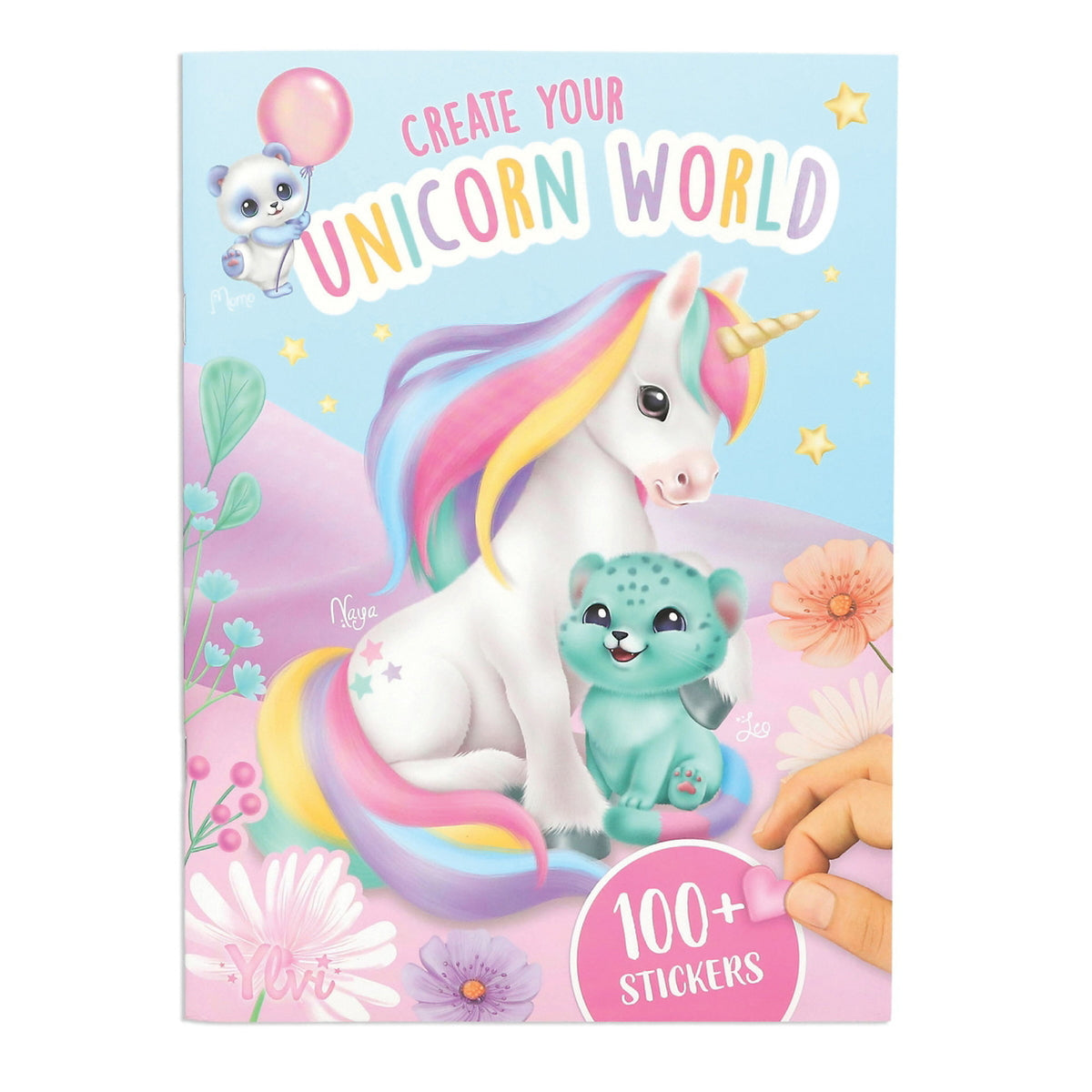 Pysselbok | Ylvi Unicorn World | Flyttbara stickers