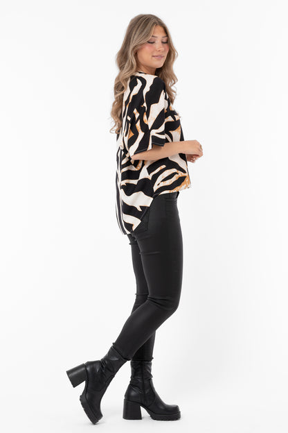 Topp | Bea | Ivory/Black