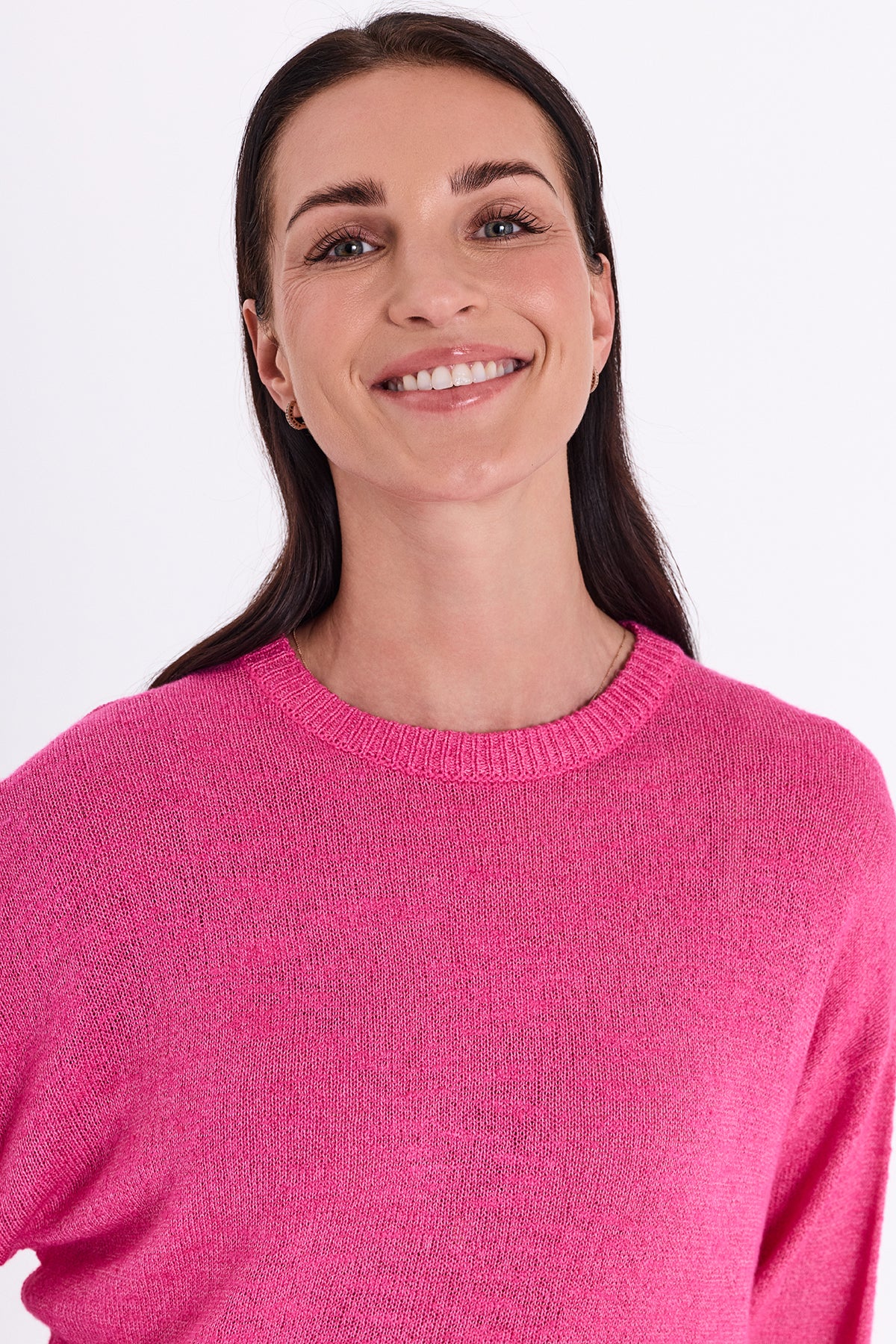 Stickad tröja | FQ-Vicki | Cerise