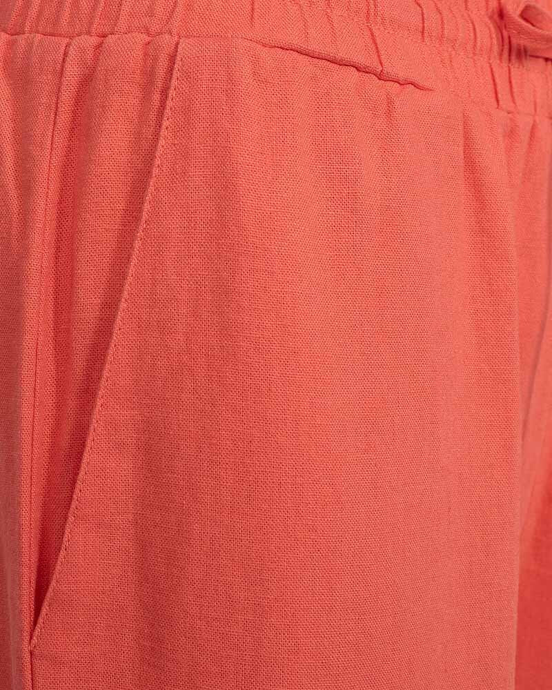 Linnebyxor | FQ-Lava | Ankellängd | Flera färger