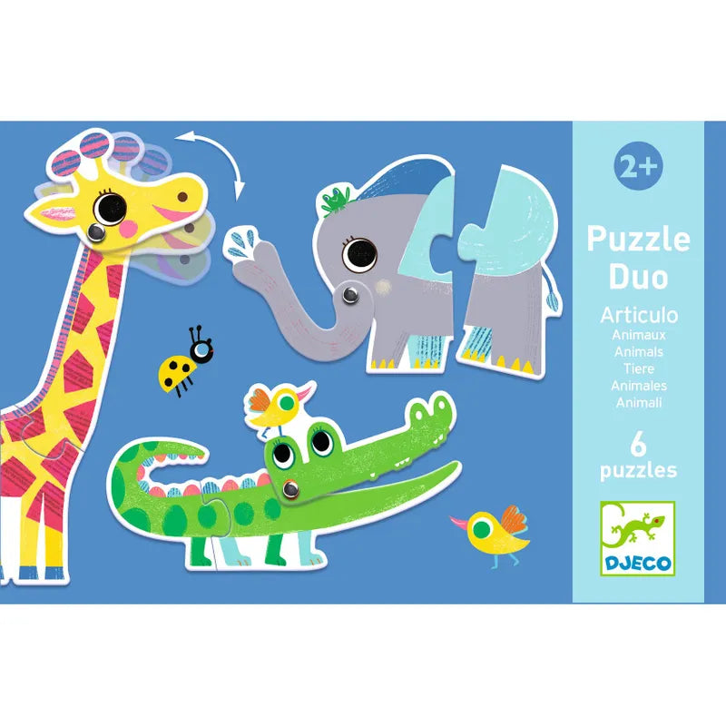 Pussel Duo | Vildadjur | 12 bitars