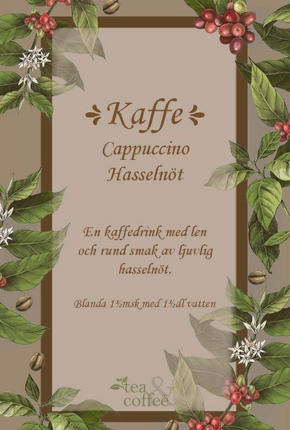 Kaffe | Cappuccino | Hasselnöt