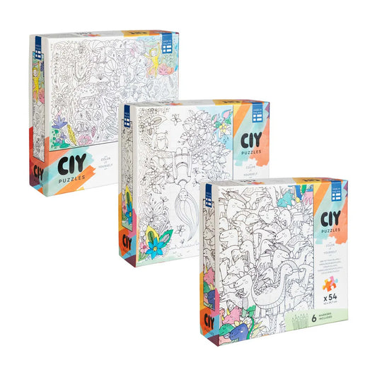 CIY Pussel 54 bitar med filtpennor