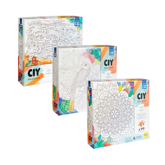 CIY Pussel 99 bitar med filtpennor