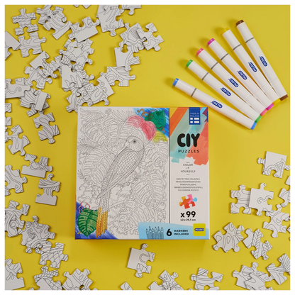 CIY Pussel 99 bitar med filtpennor
