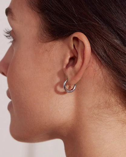 Örhänge | Charmentity Hoops Stål | Edblad