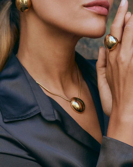 Halsband | Gallant Maxi Gold | Edblad