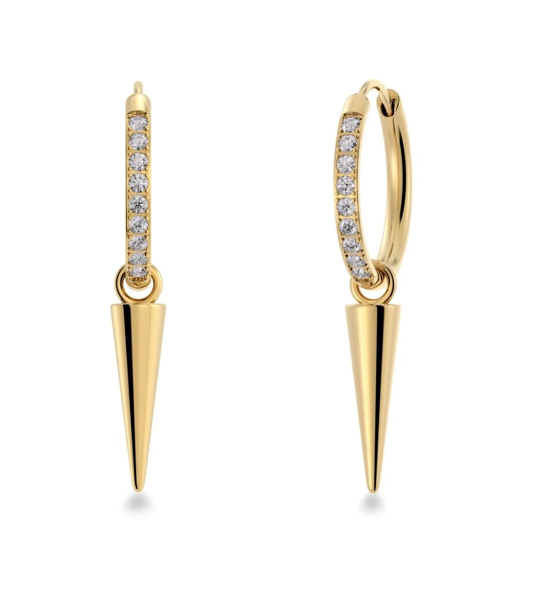 Örhänge | Peak Hoops Sparkle | Edblad