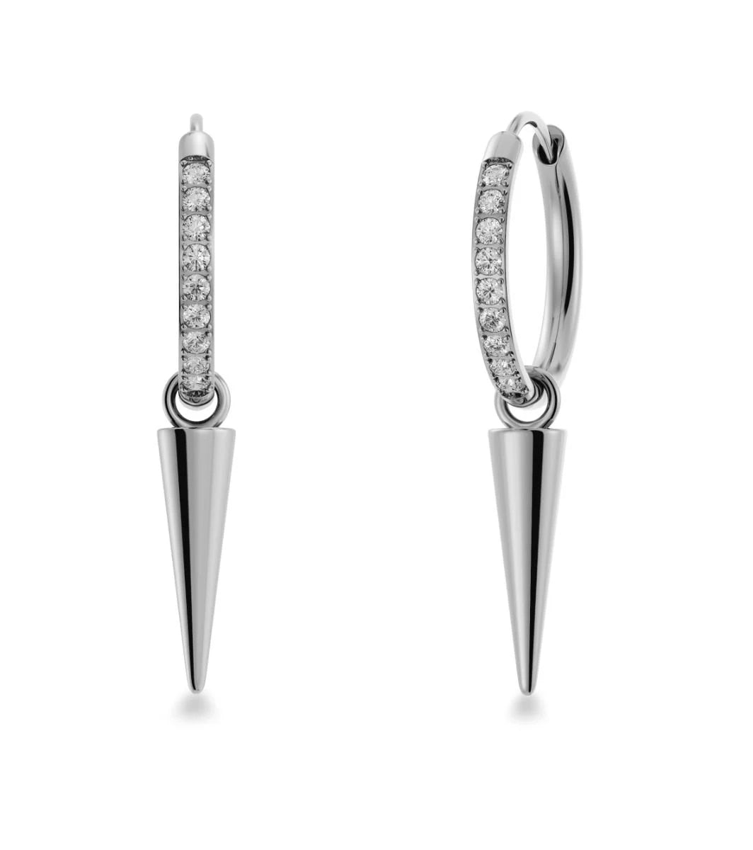 Örhänge | Peak Hoops Sparkle | Edblad