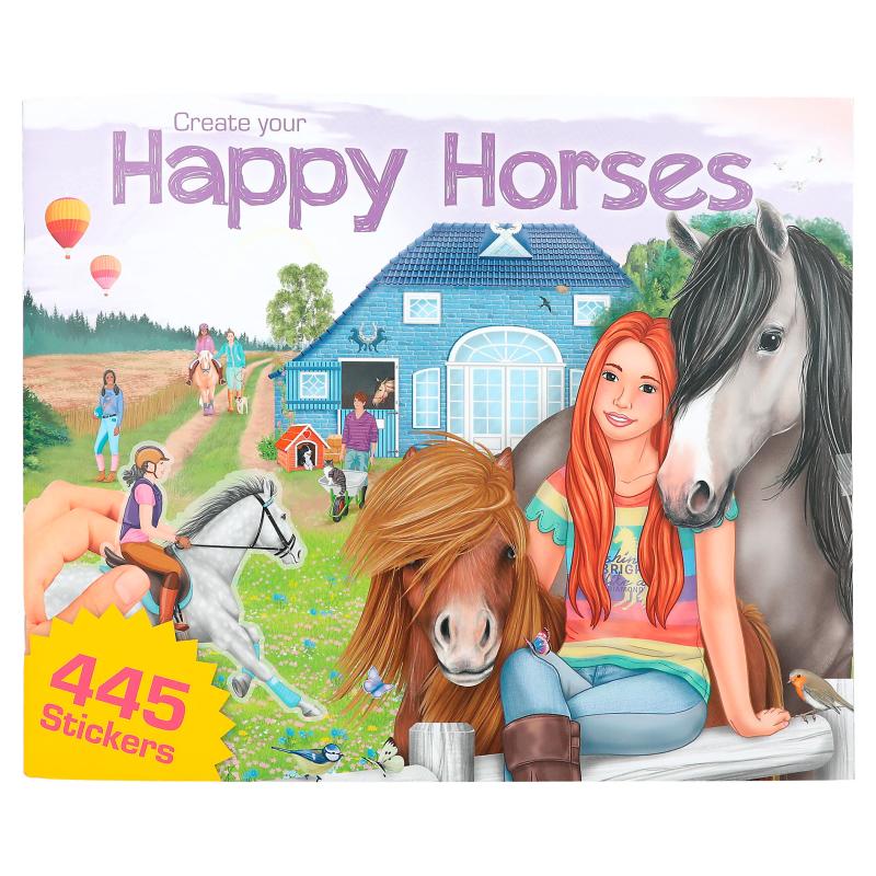 Pysselbok | Happy Horses | hästbok