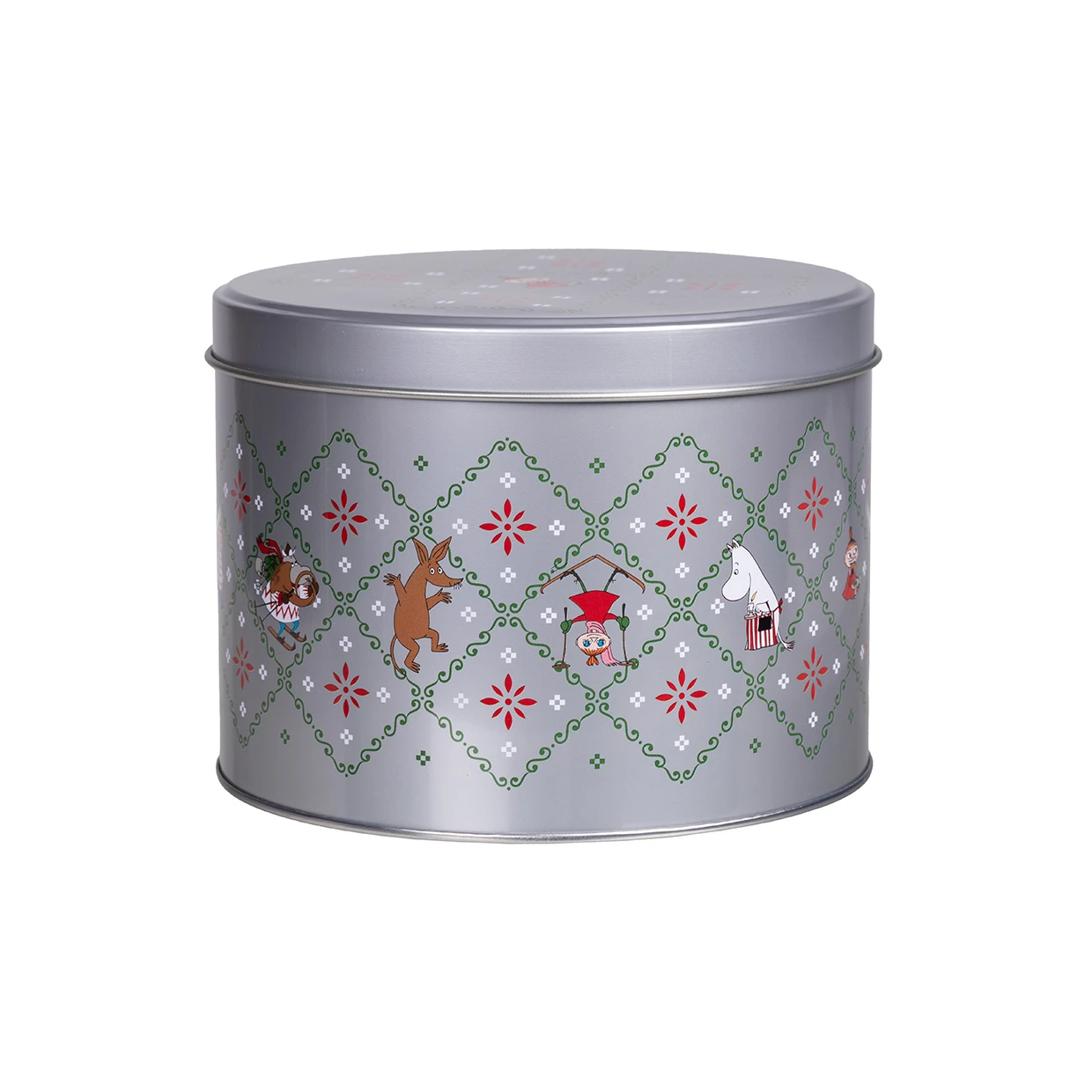 Rund plåtburk | Mumin |  Jublande