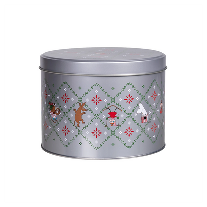 Rund plåtburk | Mumin |  Jublande