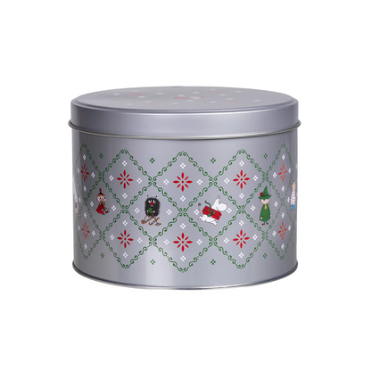 Rund plåtburk | Mumin |  Jublande