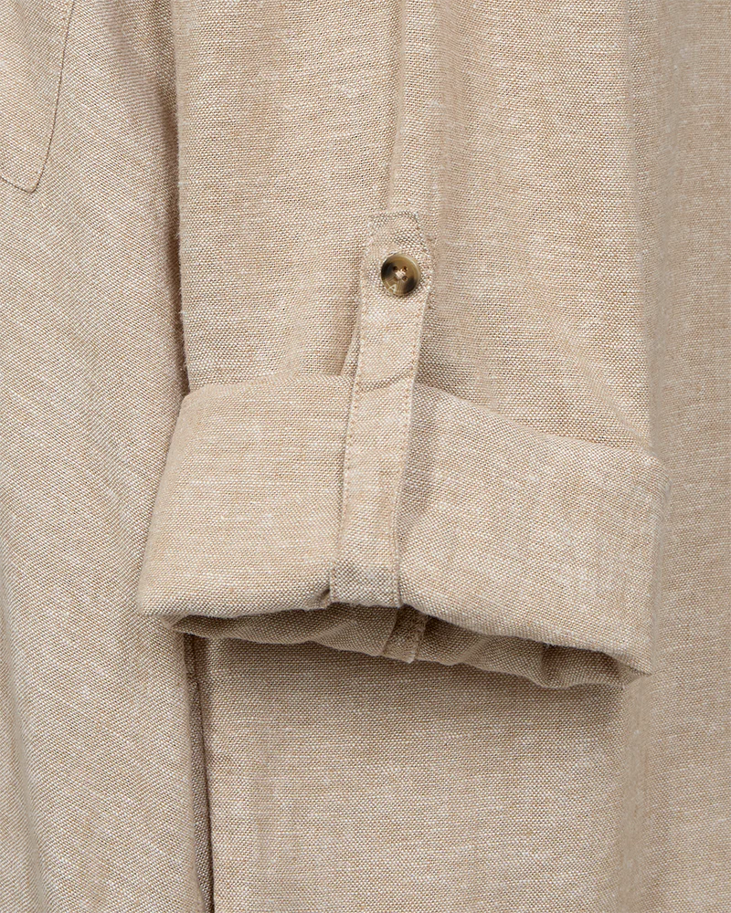 Linneklänning | FQ-Lava-SH-DR | Sand Beige