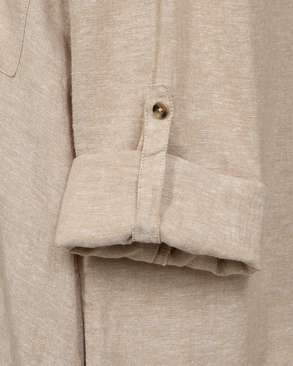 Linneklänning | FQ-Lava-SH-DR | Sand Beige