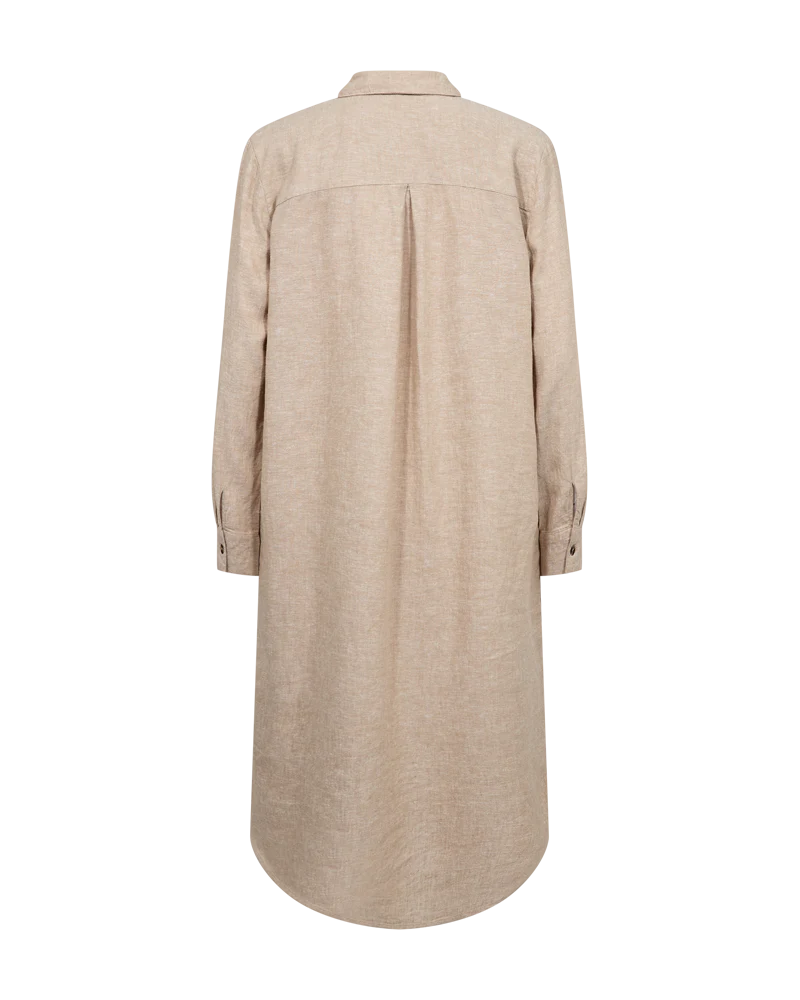 Linneklänning | FQ-Lava-SH-DR | Sand Beige