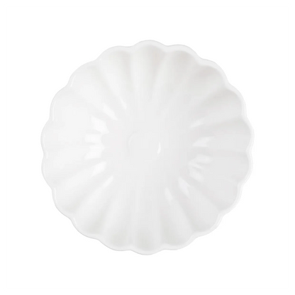 Skål Blomma | vit | S