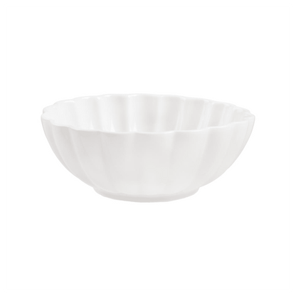 Skål Blomma | vit | S