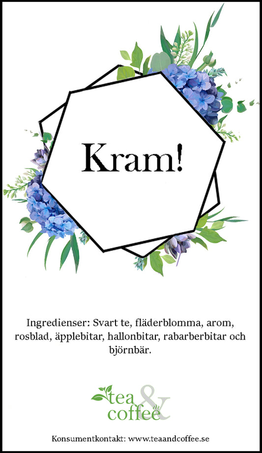 Te Svart | Björnbär & Rabarber | Kram