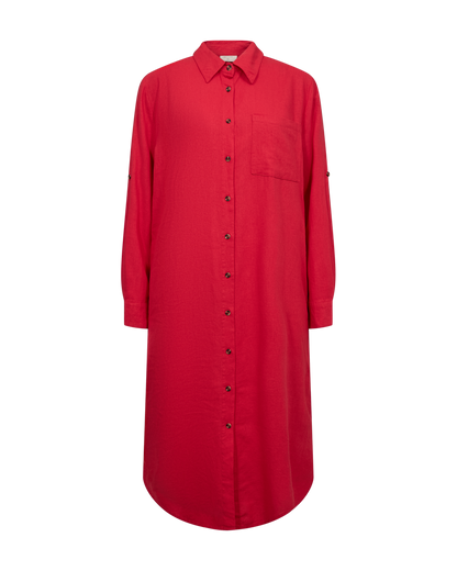 Linneklänning | FQ-Lava-SH-DR | True Red